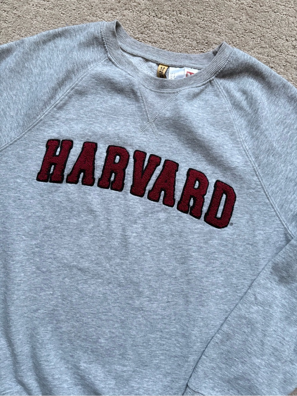 H&M Harvard Grey Crewneck Sweatshirt - Small